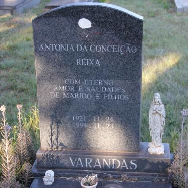 VARANDAS Antonia de Conceicao Reixa 1921-1994