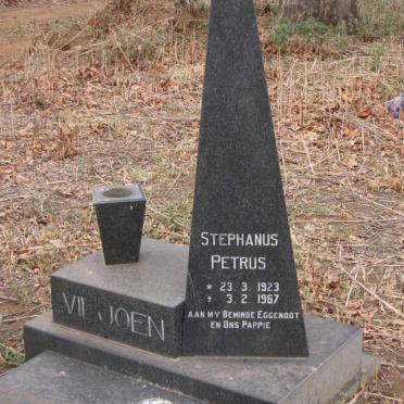 VILJOEN Stephanus Petrus 1923-1967