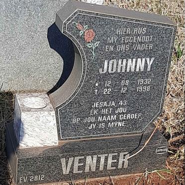 VENTER Johnny 1932-1998