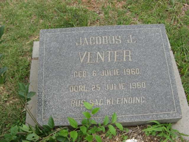 VENTER Jacobus J. 1960-1960