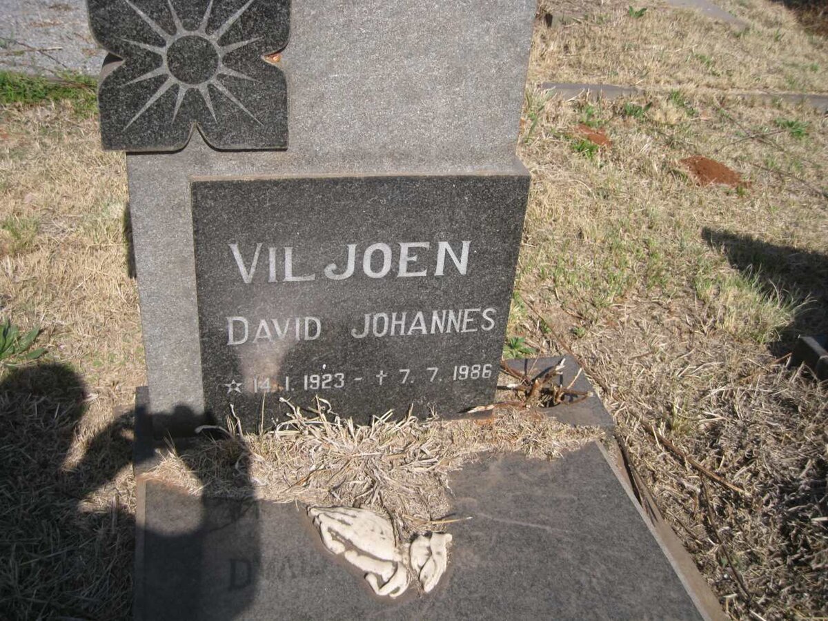 VILJOEN David Johannes 1923-1986