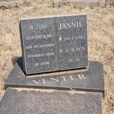 VENTER Jannie 1942-1978