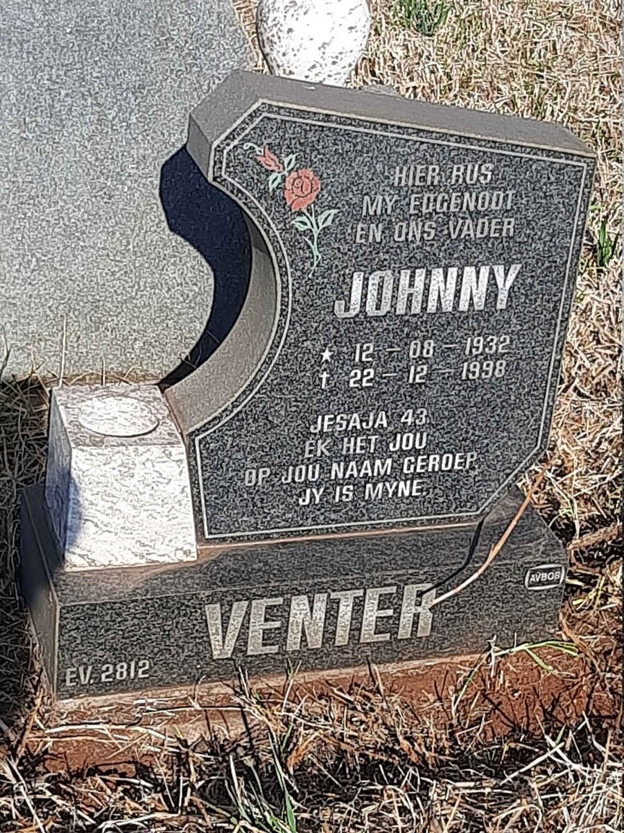 VENTER Johnny 1932-1998