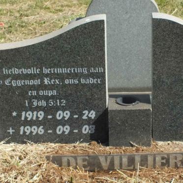 VILLIERS Rex, de 1919-1996