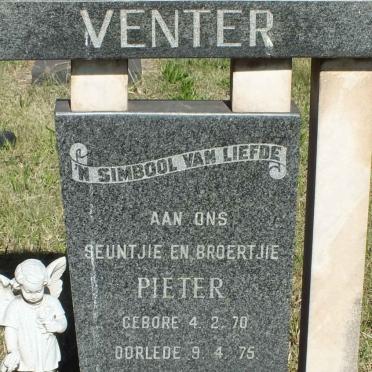 VENTER Pieter 1970-1975
