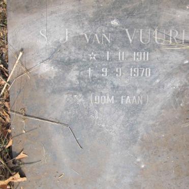 VUUREN S.J., van 1911-1970