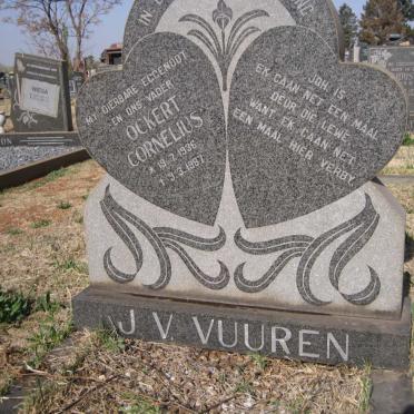 VUUREN Ockert Cornelius, J van 1936-1987