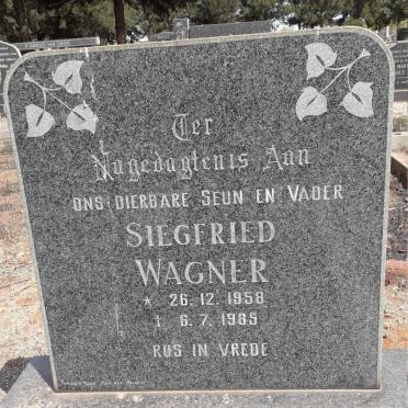 WAGNER Siegfried 1958-1985