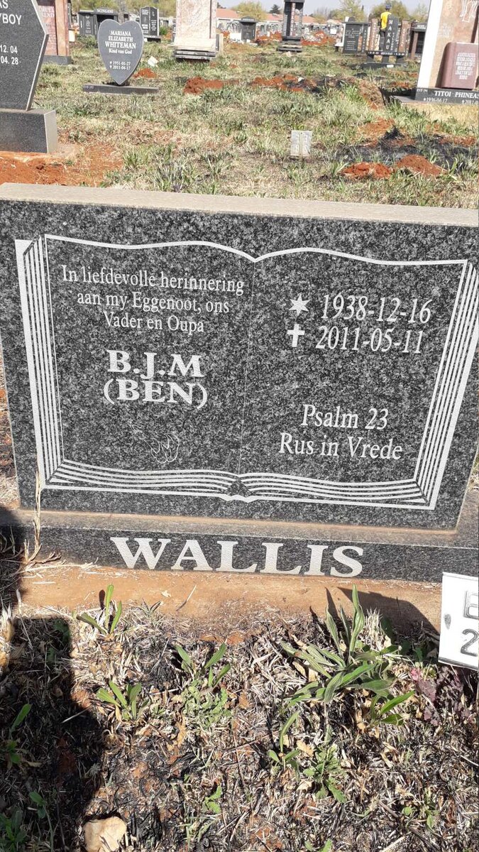 WALLIS B.J.M. 1938-2011