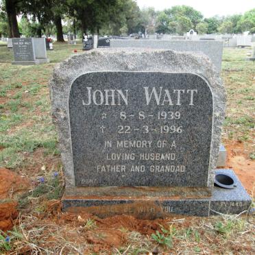 WATT John 1939-1996