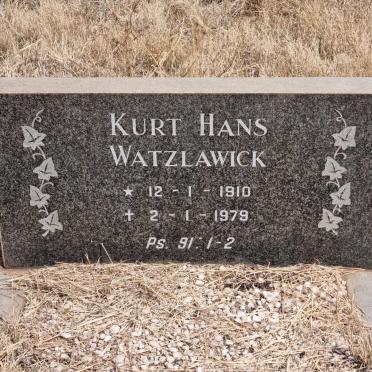 WATZLAWICK Kurt Hans 1910-1979