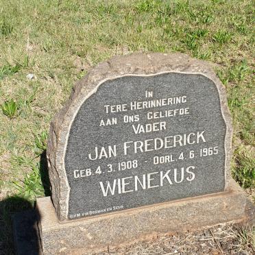 WIENEKUS Jan Frederick 1908-1965