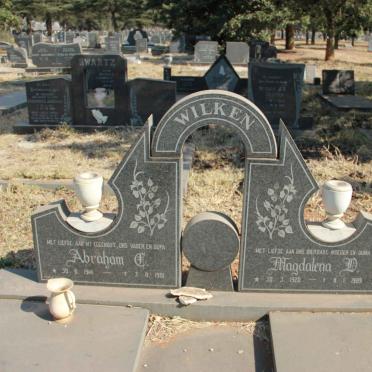 WILKEN Abraham C. 1914-1981 &amp; Magdalena D. 1920-1989