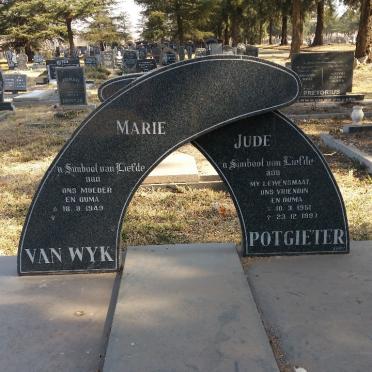 WYK Marie, van 1949- :: POTGIETER Jude 1951-1997