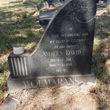 WOLMARANS Andries David 1916-1966