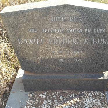 BUKES Daniel Frederick 1889-1971