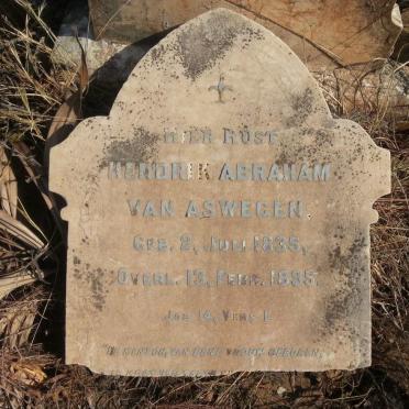 ASWEGEN Hendrik Abraham, van 1835-1895