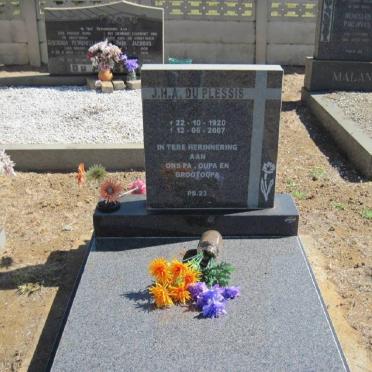 PLESSIS J.H.A., du 1920-2007 