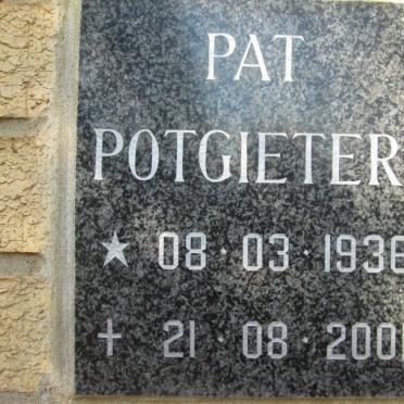 POTGIETER Pat 1936-2001