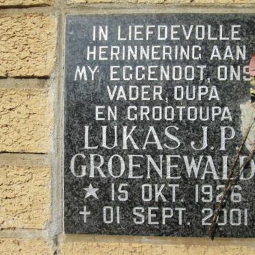 GROENEWALD Lukas J.P. 1926-2001