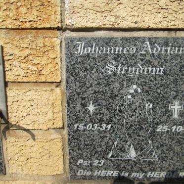STRYDOM Johannes Adriana 1931-1979