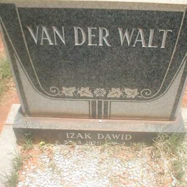 WALT Izak Dawid, van der 1871-1963