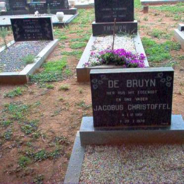 BRUYN Jacobus Christoffel, de 1951-1978