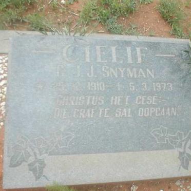 HALGREEN C.J.J. nee SNYMAN 1910-1973