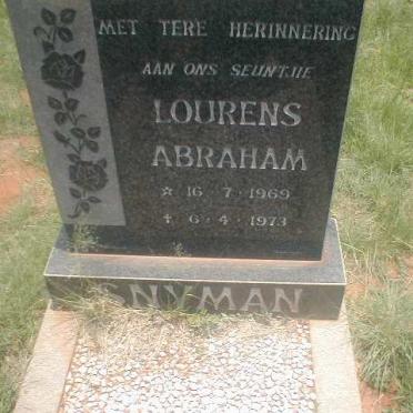 SNYMAN Lourens Abraham 1969-1973