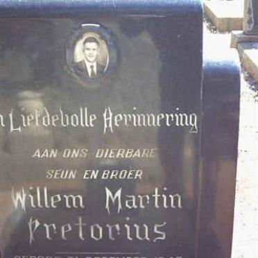 PRETORIUS Willem Martin 1945-1962