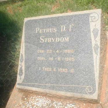 STRYDOM Petrus D.F. 1896-1965