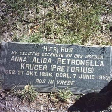 KRUGER Johannes Lodewickus 1890-1957 &amp; Anna Alida Petronella PRETORIUS 1886-1952  