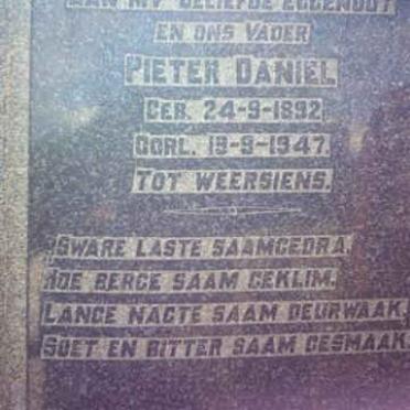 PRETORIUS Pieter Daniel 1892-1947