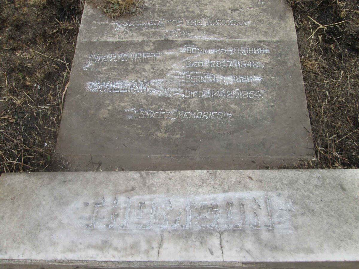 ? William 1886-1954 &amp; Margaret 1886-1942