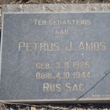 AMOS Petrus J. 1926-1944