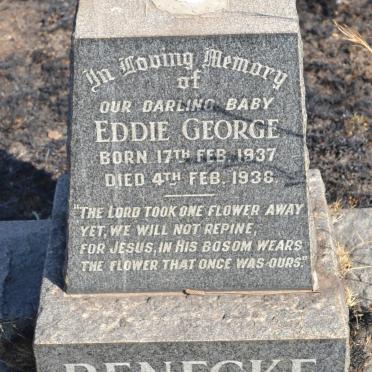 BENECKE Eddie George 1937-1938