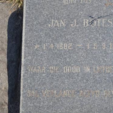 BOTES Jan J. 1882-1943