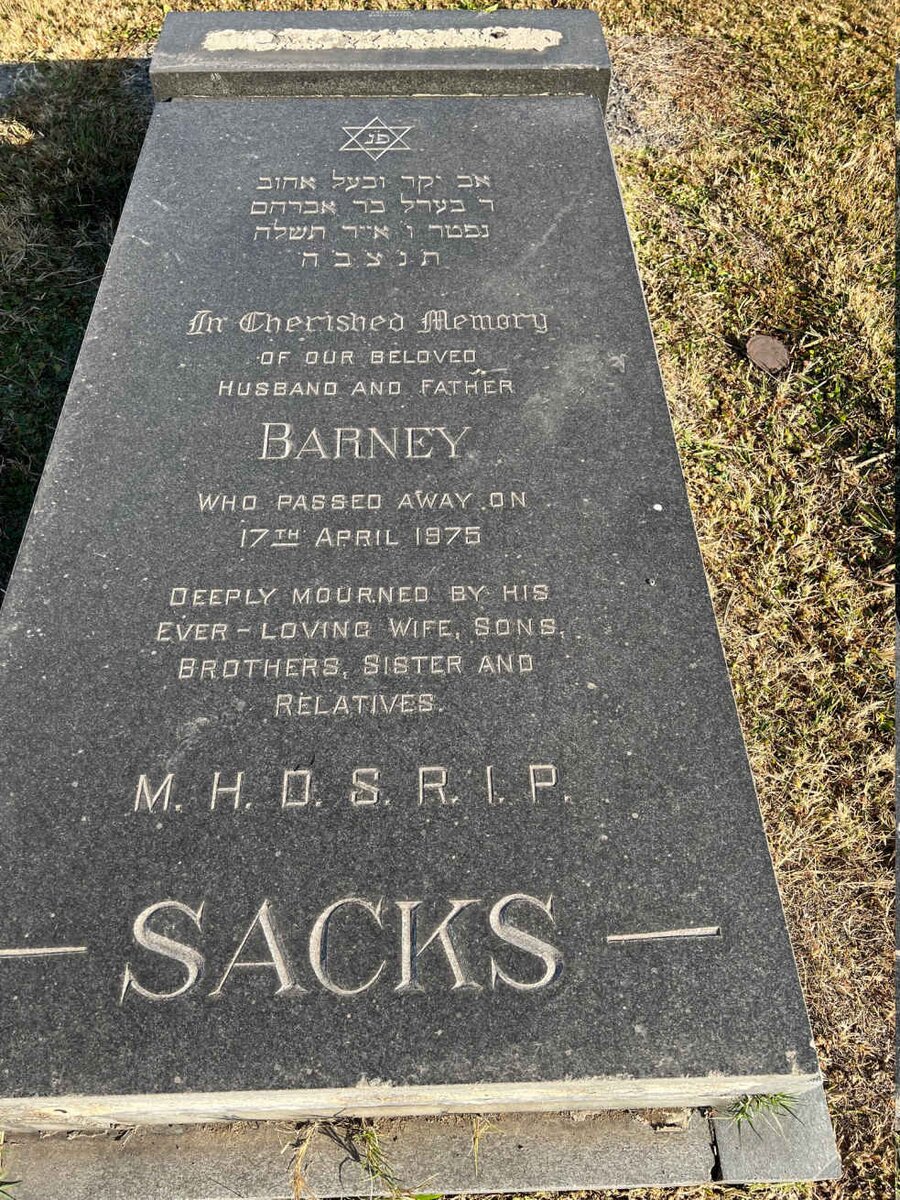 SACKS Barney -1975