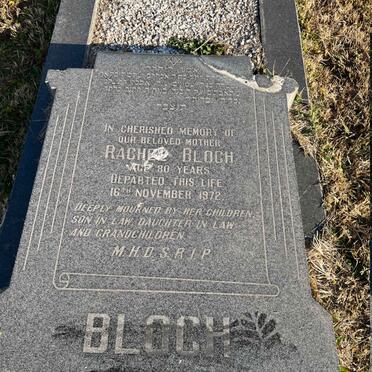 BLOCH Rachel -1972