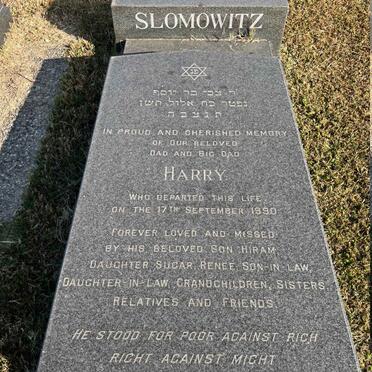 SLOMOWITZ Harry -1990