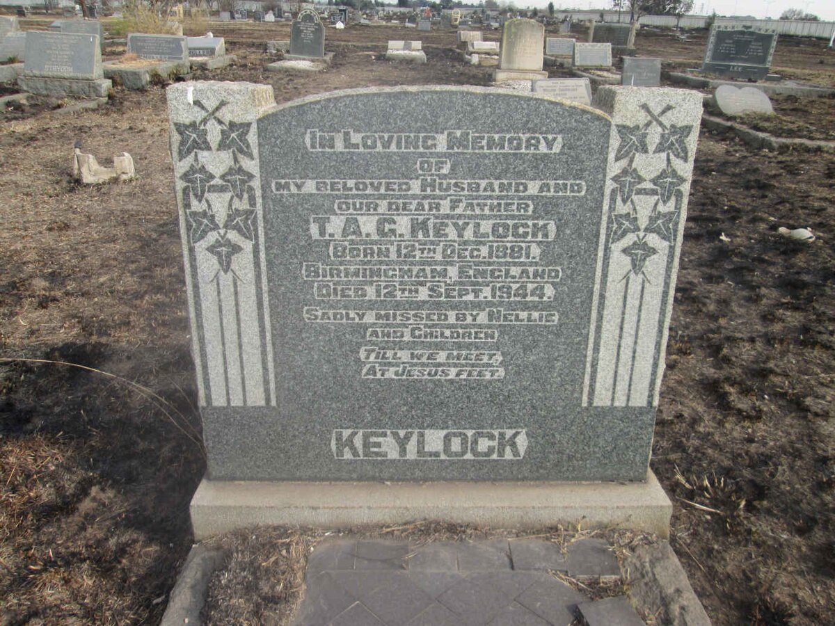 KEYLOCK T.A.G. 1881-1944