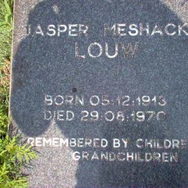 LOUW Jasper Meshack 1913-1970