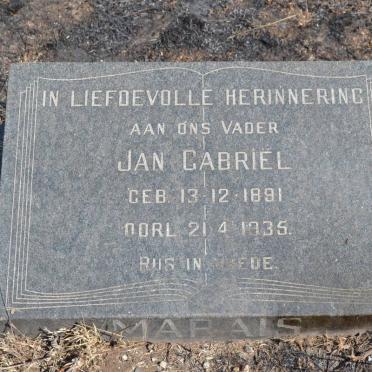 MARAIS Jan Gabriël 1891-1935