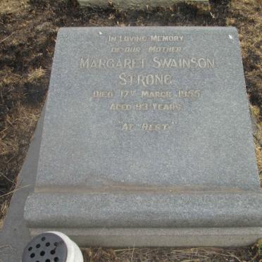 STRONG Margaret Swainson -1955