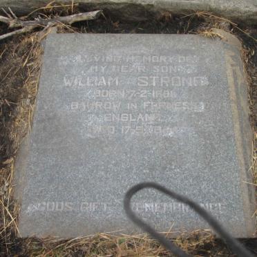 STRONG William 1881-1944