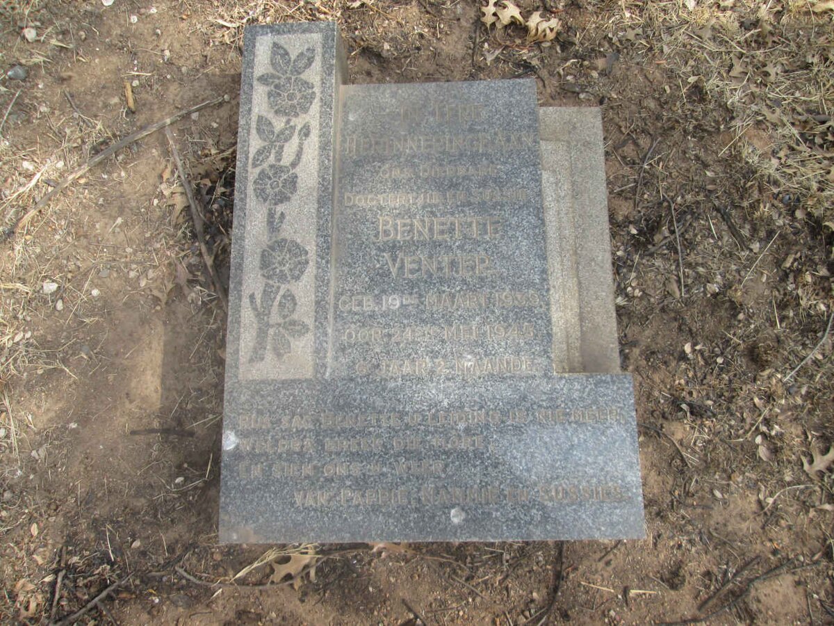 VENTER Benette 1939-1945