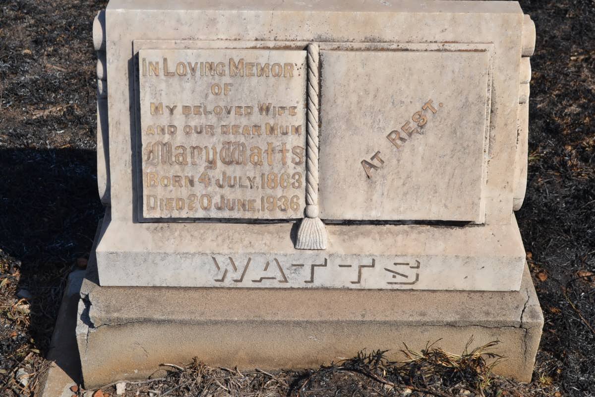 WATTS Mary 1863-1936