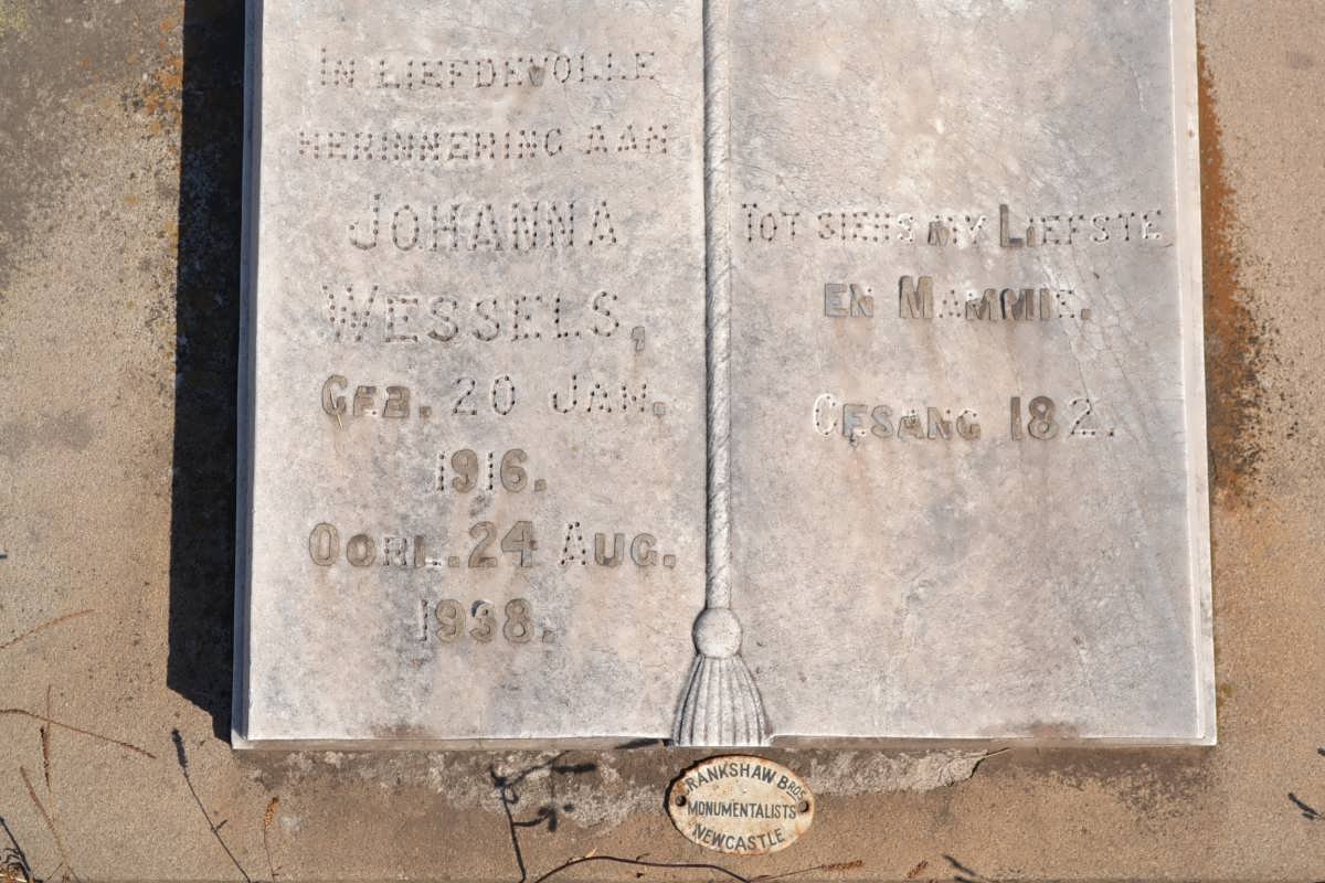 WESSELS Johanna 1916-1938