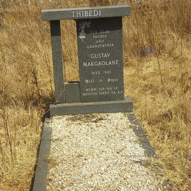 THIBEDI Gustav Makgaolane -1965