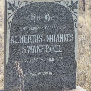 SWANEPOEL Albertus Johannes 1916-1968